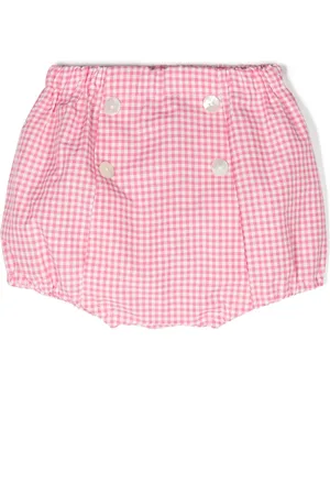 SIOLA Shorts con motivo de cuadros gingham