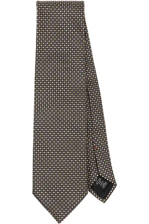 Ermenegildo Zegna Corbata de seda con motivo en jacquard