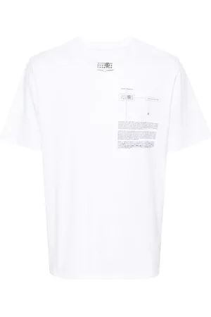 Maison Margiela Playera con motivo de números