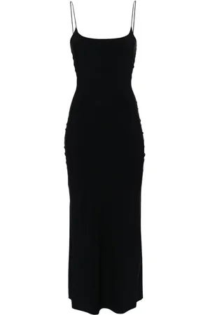Maison Margiela Vestido largo con motivo de números