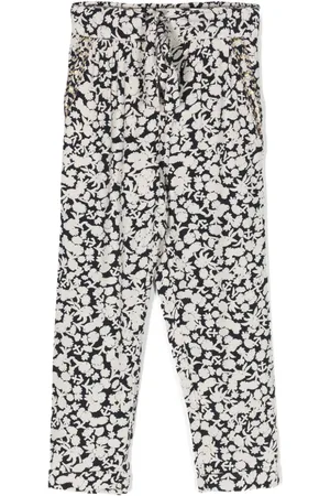 Scotch&Soda Pantalones con estampado floral y cinturón