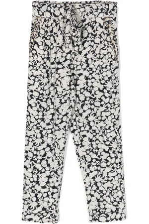 Scotch&Soda Pantalones con estampado floral y cinturón