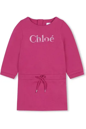 Chloé Vestido con logo bordado