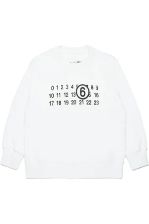 Maison Margiela Sudadera con números estampados