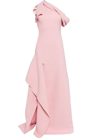 MATICEVSKI Vestido de fiesta acampanado con hombro descubierto