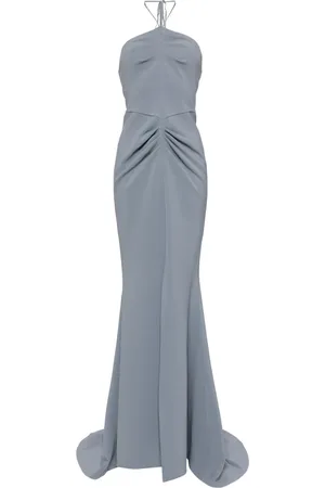 MATICEVSKI Vestido largo con cuello halter