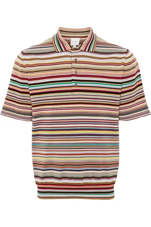 Paul Smith Playera tipo polo con motivo de rayas