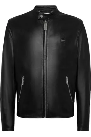Philipp Plein Chamarra estilo biker