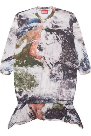 Diesel Vestido con logo bordado