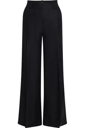 Karl Lagerfeld Pantalones anchos con tiro alto
