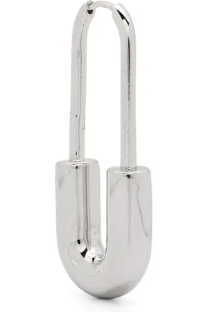 Maria Black White rhodium plated recycled sterling silver Grosse Schoenhauser earring