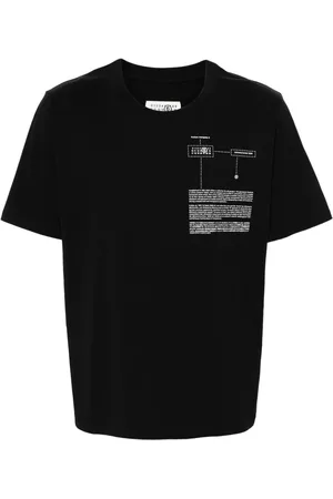 Maison Margiela Playera con motivo de números