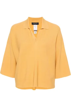 Fabiana Filippi Playera tipo polo tejida