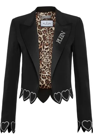 Philipp Plein Blazer con detalles de corazón