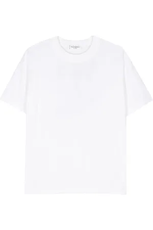 Saint Laurent Playera con logo estampado 1997