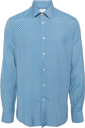 Paul Smith Camisa manga larga con estampado de lunares
