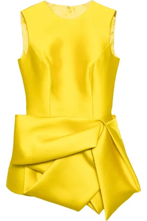 ISABEL SANCHIS Vestido de seda con cuello redondo