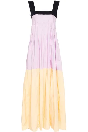 Plan C Vestido con diseño color block