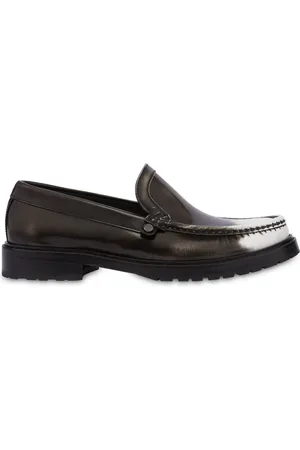 Moschino Mocasines con efecto envejecido