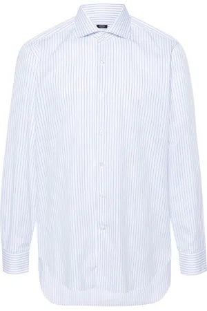BARBA Camisa con rayas estampadas