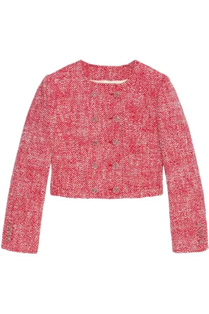 Gucci Chamarra de tweed con doble botonadura
