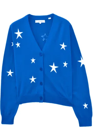 Chinti & Parker Cárdigan con estrellas en intarsia