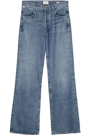 Citizens of Humanity Jeans anchos con efecto lavado