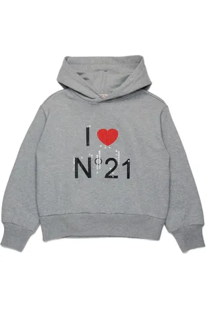 Nº21 Hoodie con logo estampado