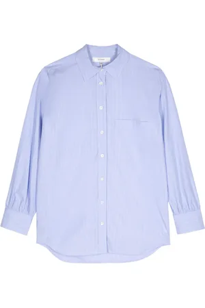 Frame Camisa de popelina con estampado de rayas diplomáticas