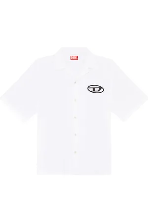 Diesel Camisa bowling con logo bordado