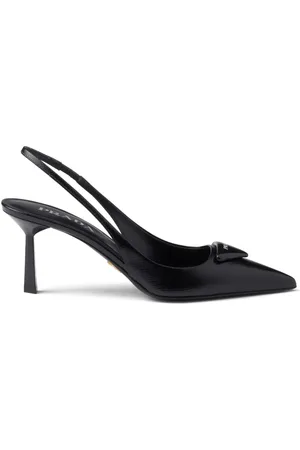 Prada Zapatillas con logo triangular y tacón de 75mm