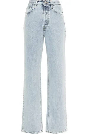 Totême Jeans con parche del logo