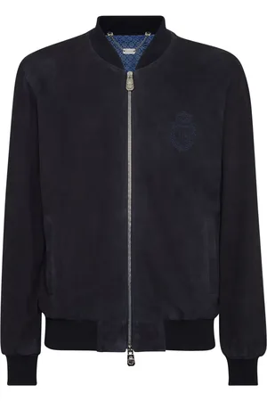 BILLIONAIRE Chamarra bomber de gamuza