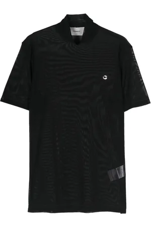 COPERNI Playera de malla con cuello de tortuga