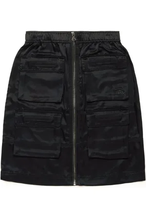 Diesel Falda corta cargo con diseño satinado