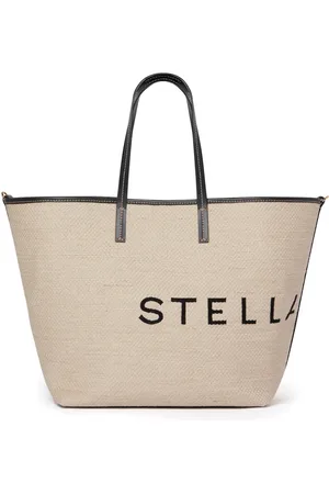 Stella McCartney Tote con logo en jacquard