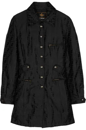 Fendi Parka con Zucca en jacquard