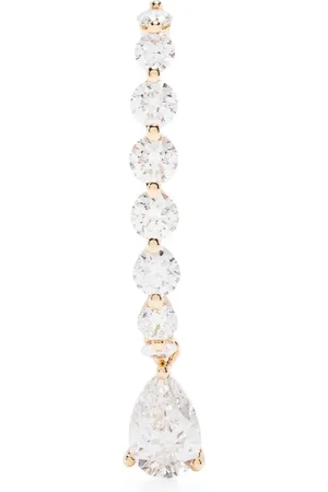 Anita Arete ear-cuff en oro amarillo 18kt con diamante