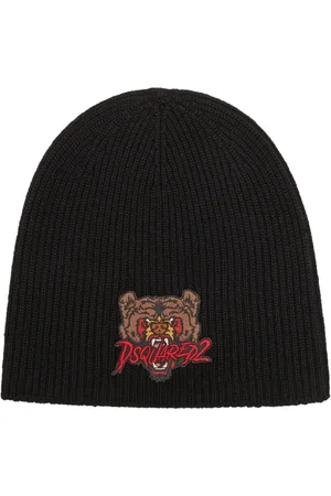 Dsquared2 Gorro con aplique de oso