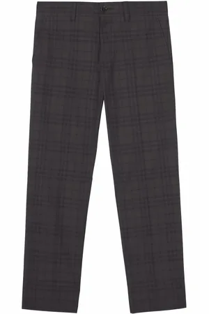 Burberry Pantalones de vestir con motivo de cuadros