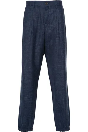 CANALI Pantalones de tejido cambray