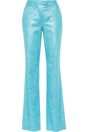 GIUSEPPE DI MORABITO Pantalones rectos con detalles de strass