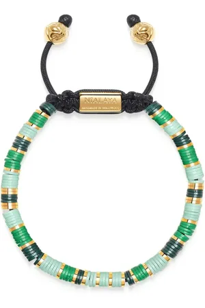 Nialaya Pulsera con mostacillas y placa del logo