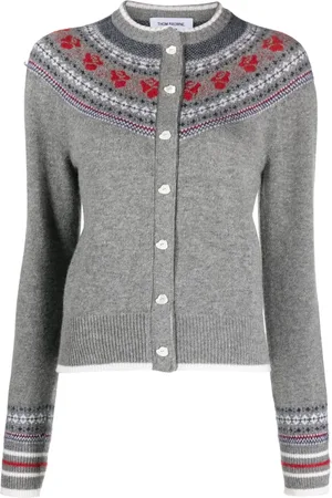 Thom Browne Cárdigan Rose Icelandic
