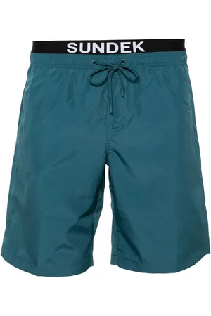 Sundek Shorts de playa a capas con parche del logo
