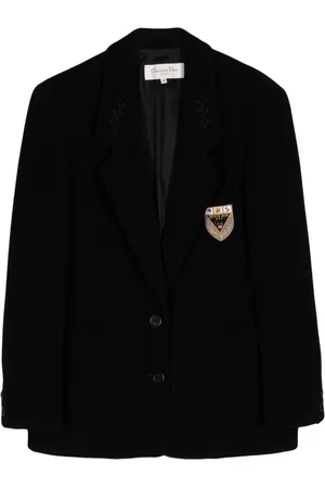 Dior Blazer con botones y distintivo