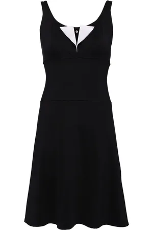 CHANEL Vestido acampanado sin mangas 2003