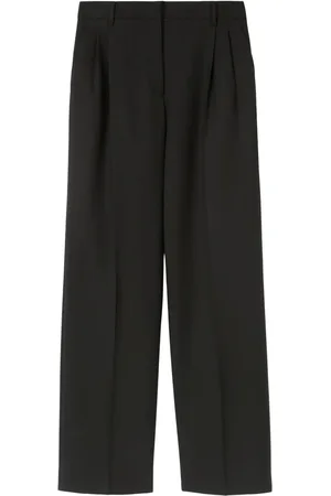 Burberry Pantalones capri anchos