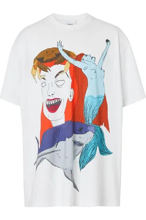 Burberry Playera con estampado de sirena
