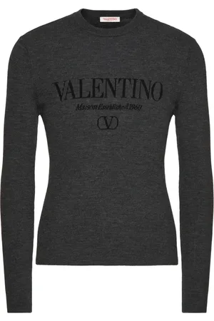 VALENTINO GARAVANI Suéter con logo en intarsia